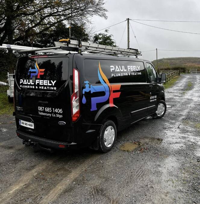 Paul Feely Plumbing & Heating van — Tubbercurry, Co. Sligo